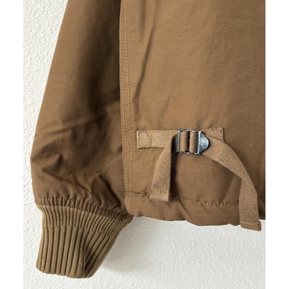 Lybro Nigel Cabourn Tank Jacket Mens 46 Military Nylon Insulated Bomber Tan - Picture 5 of 14